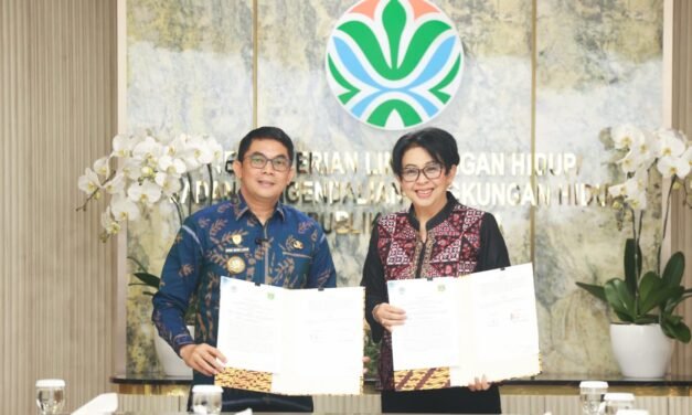 Bupati Tanbu Tandatangani Nota Kesepahaman antara KLH/BPLH dan Pemkab Tanbu