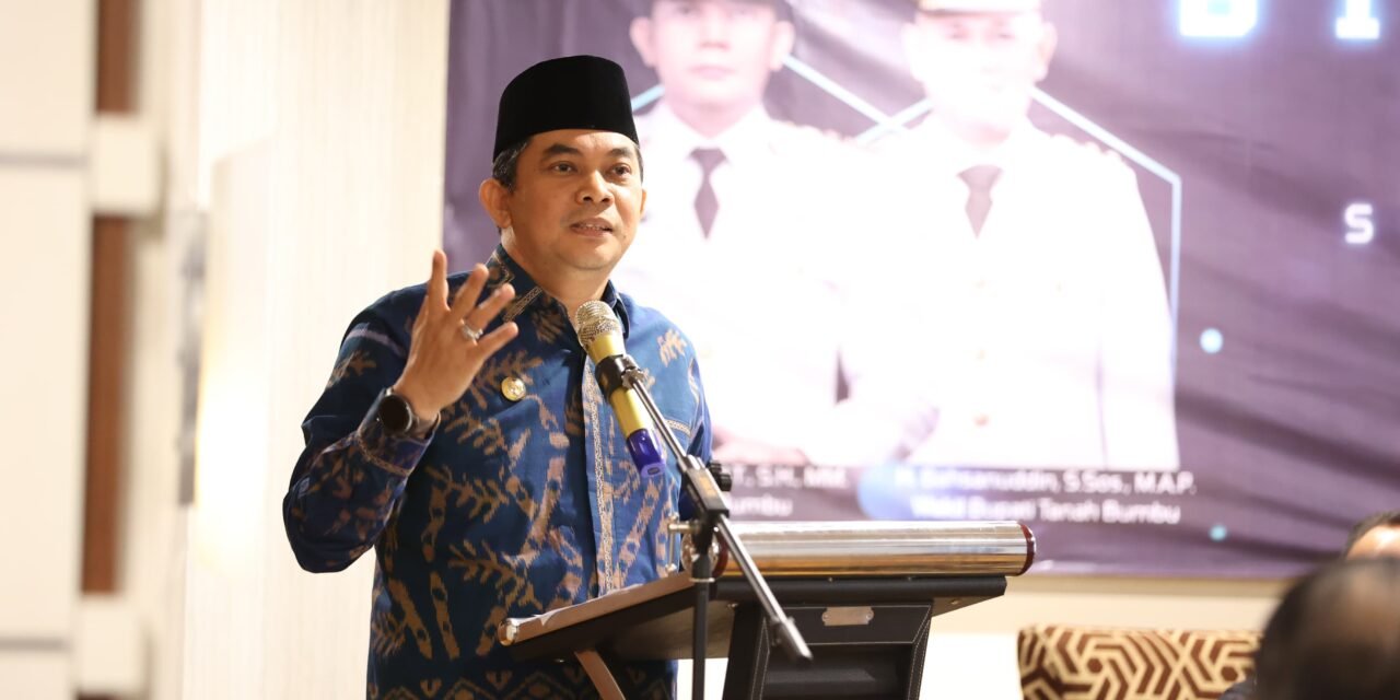 Bupati Tanbu Resmi Buka Bimtek Sistem Informasi E-Monev Pro 2026