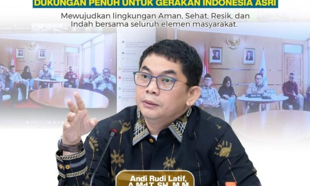 Pemkab Tanbu Ikuti Rakor Monitoring Pelaksanaan Gerakan Indonesia ASRI