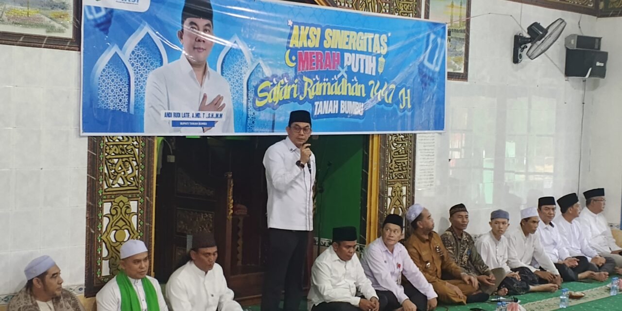 Safari Ramadan Bupati Tanbu Andi Rudi Bukber di Masjid An-Nur Mantawakan Mulia Kecamatan Mantewe