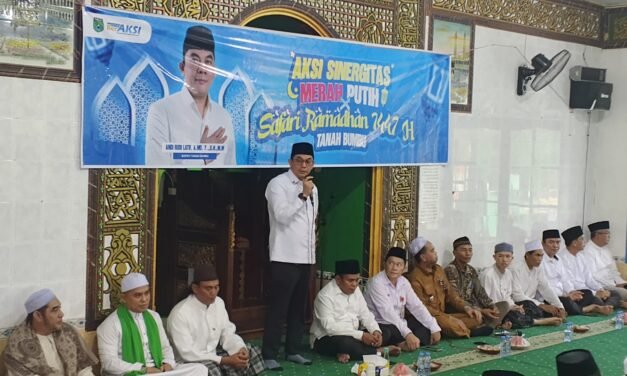 Safari Ramadan Bupati Tanbu Andi Rudi Bukber di Masjid An-Nur Mantawakan Mulia Kecamatan Mantewe