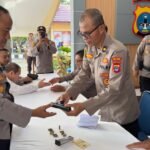 Guna Pastikan Kesiapan dan Kedisiplinan Anggota, Polres Tanbu Lakukan Pengecekan Senpi Dinas Personel