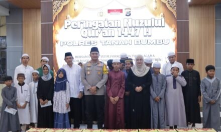 Peringati Nuzulul Qur’an, Polres Tanbu Gelar Peringatan Nuzulul Qur’an dan Buka Puasa Bersama