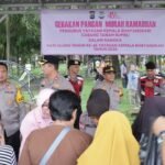Polres Tanbu Ikuti Gerakan Pangan Murah yang di Gelar oleh POLRI dan BULOG
