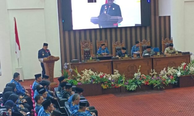 Bupati Tanbu Sampaikan LKPj Anggaran 2025 di Rapat Paripurna DPRD Tanbu