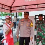 Pastikan Pengamanan dan Pelayanan Masyarakat Hari Raya Idul Fitri, Kapolres Tanbu Lakukan Pengecekan Pos Terpadu Pelayanan