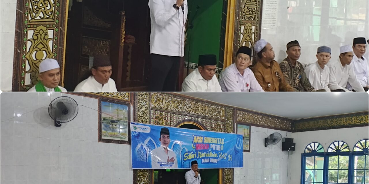 Pemkab Tanbu Gelar Safari Ramadhan Buka Bersama di Masjid An-Nur Desa Mantawakan Mulia