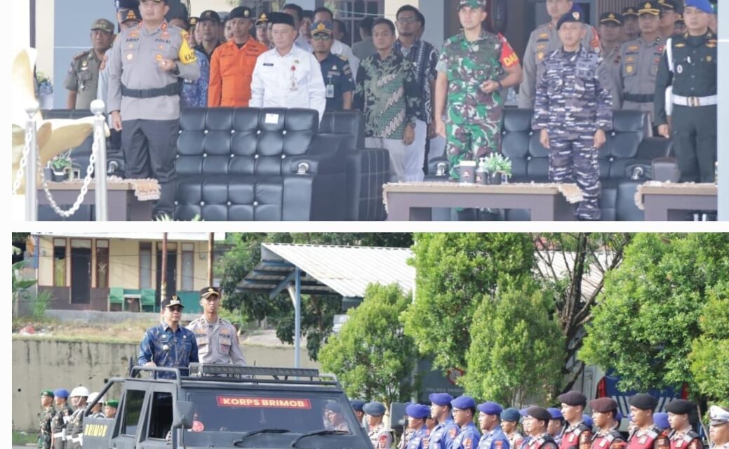 Polres Tanbu Gelar Apel Pasukan Operasi Ketupat Intan 2026 Guna Pengamanan Idul Fitri 1447 Hijriah