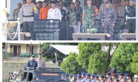 Polres Tanbu Gelar Apel Pasukan Operasi Ketupat Intan 2026 Guna Pengamanan Idul Fitri 1447 Hijriah