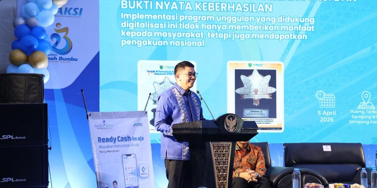 Pemkab Tanbu Gelar High Level Meeting TP2DD Tanbu 2026 di Mini Stage EXPO Tanbu 2026
