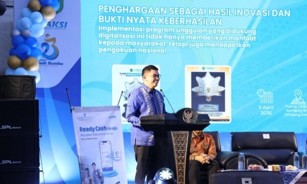 Pemkab Tanbu Gelar High Level Meeting TP2DD Tanbu 2026 di Mini Stage EXPO Tanbu 2026