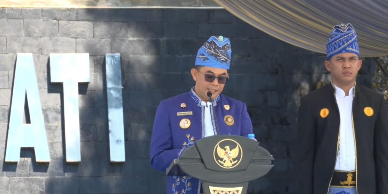 Pemkab Tanbu Gelar Apel Peringatan Hari Jadi Tanbu ke-23 di Lapangan Apel Kantor Bupati