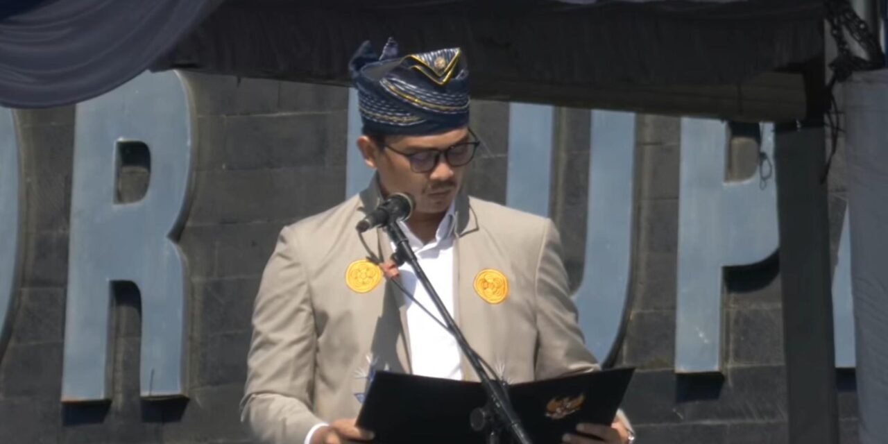 Ketua DPRD Tanbu Paparkan Sejarah Terbentuknya Kabuten Tanbu di Peringatan Hari Jadi Tanbu ke-23