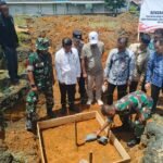 Peletakan Batu Pertama Koperasi Merah Putih di Desa Manunggal Dihadiri Koramil 1022-05/ Karang Bintang