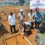 Pemkab Tanbu Hadiri Peletakan Batu Pertama Pembangunan KDKMP di Desa Manunggal