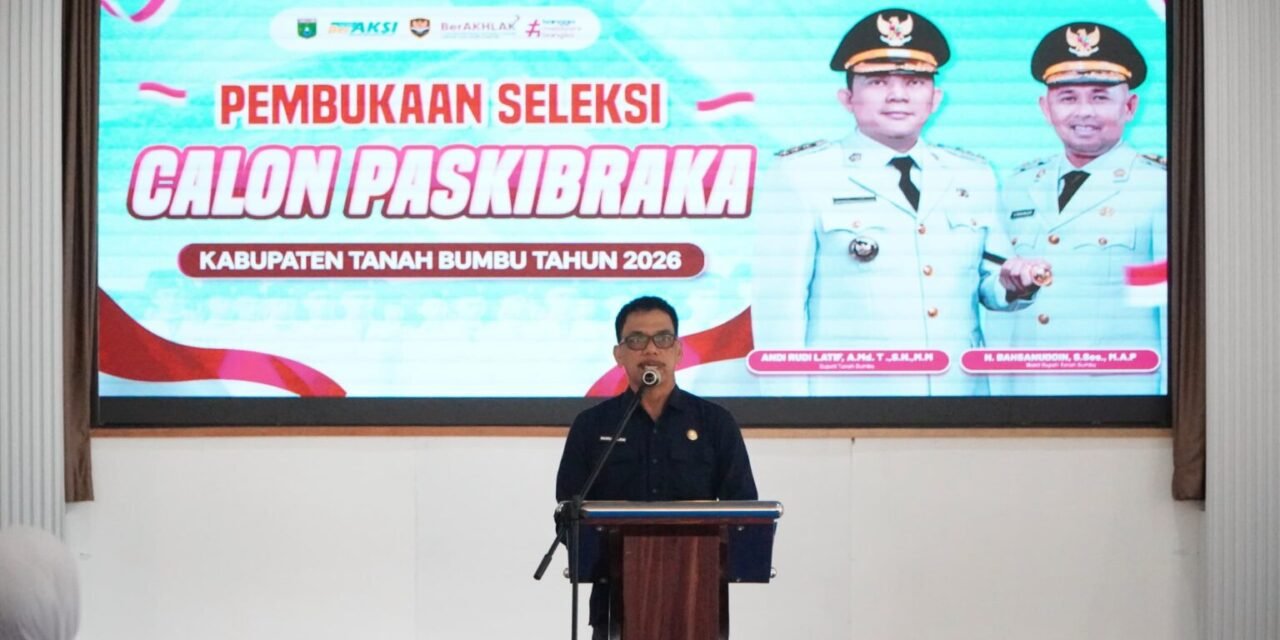Pemkab Tanbu Melalui Bakesbangpol Mulai Proses Seleksi Calon Paskibraka 2026