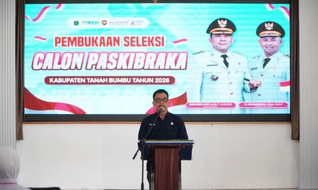 Pemkab Tanbu Melalui Bakesbangpol Mulai Proses Seleksi Calon Paskibraka 2026