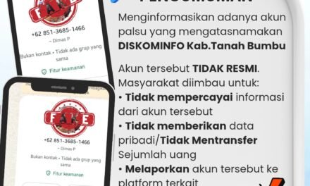 Masyarakat Tanbu Waspadai Modus Penipuan Atas Nama Diskominfo SP
