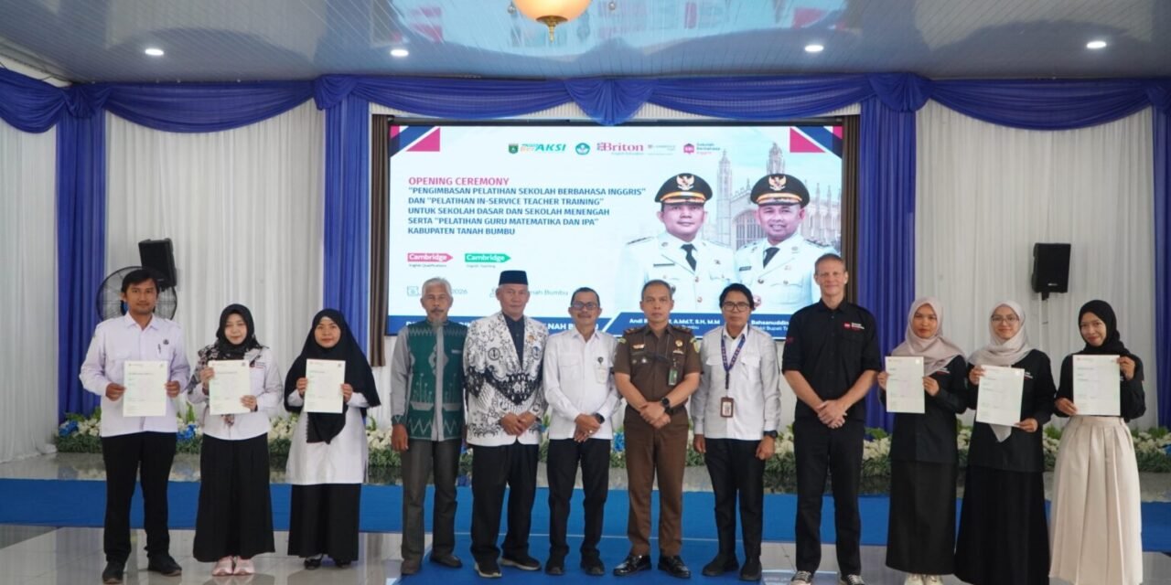 Pemkab Tanbu Melalui Dinas Pendidikan Gelar Opening Ceremony Program SBI 2026
