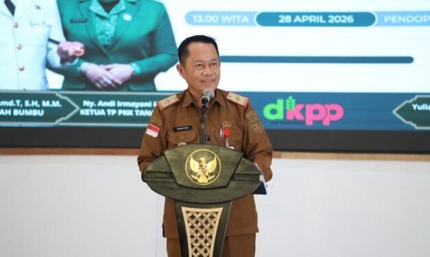 Bupati Tanbu Resmi Buka Sosialisasi Menu B2SA Berbasis Pangan Lokal9
