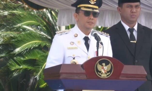 Pemkab Tanbu Gelar Upacara Peringatan Hari Otonomi Daerah ke-30 Sekaligus Hardiknas