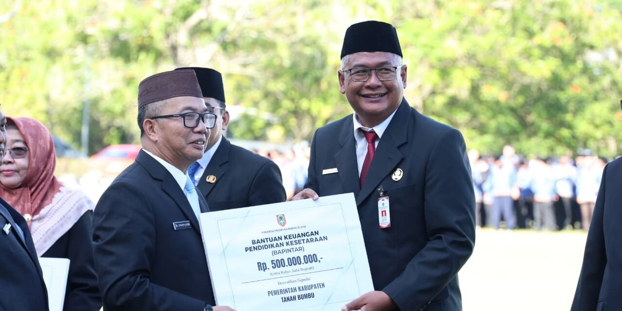 Pemkab Tanbu Terima BAPINTAR dari Pemprov Kalsel Sebagai Dukungan Peningkatan Pendidikan Nonformal