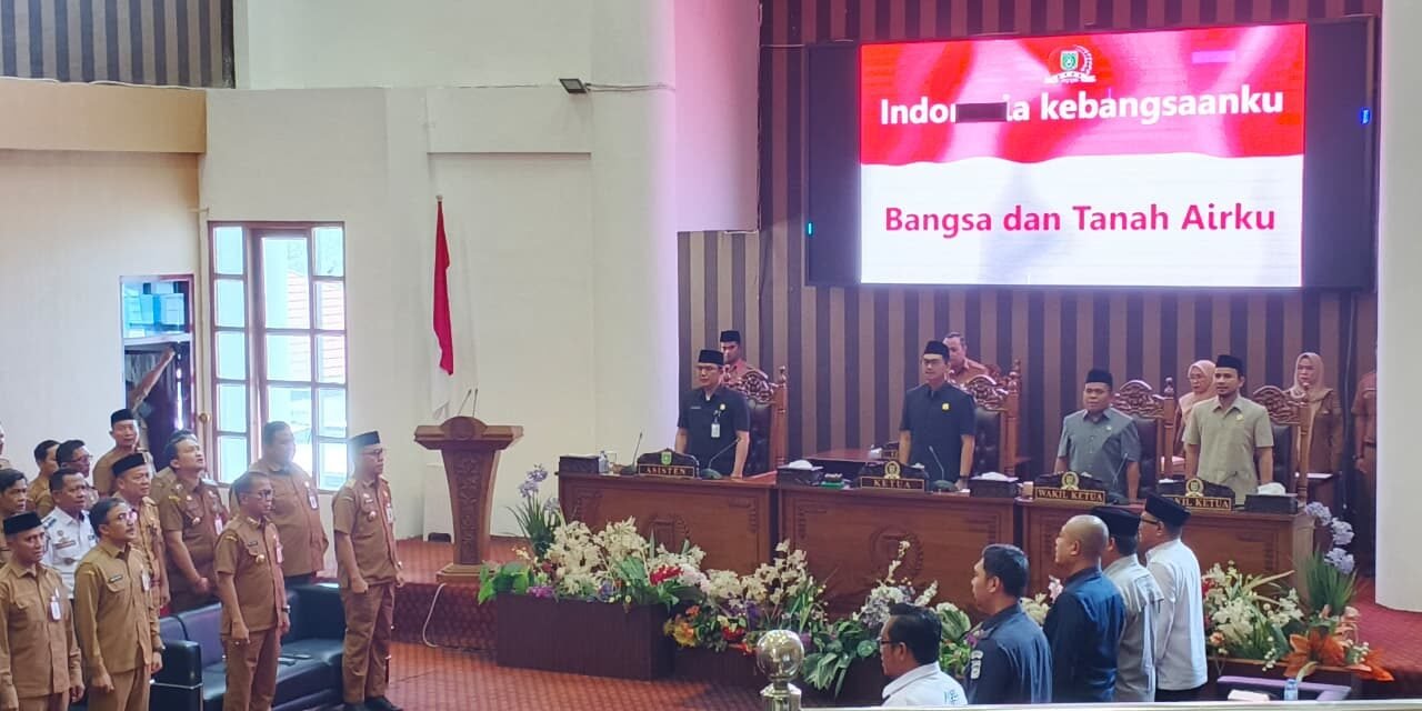 DPRD Tanbu Gelar Rapat Paripurna Penyampaian Raperda Penyelenggaraan Perizinan Berusaha