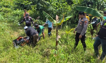 Warga Makmur Jaya Digegerkan Penemuan Mayat Pria di Area Perkebunan Pisang dan Singkong