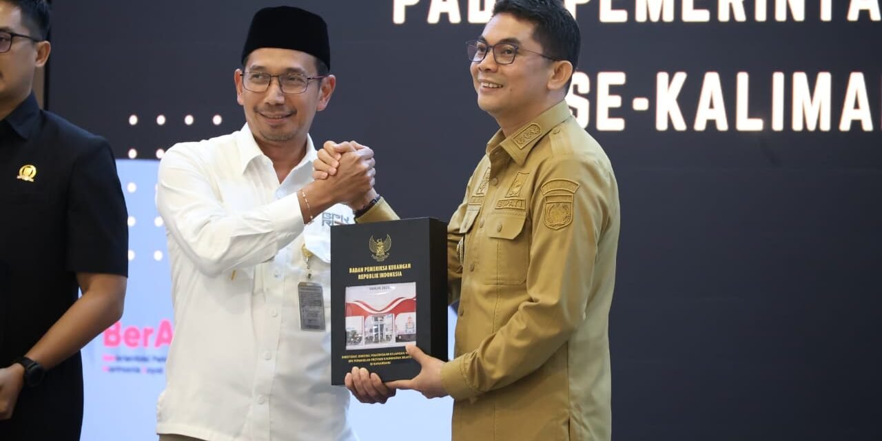 Pemkab Tanbu Catat Prestasi Raih WTP atas LKPD Anggaran 2025