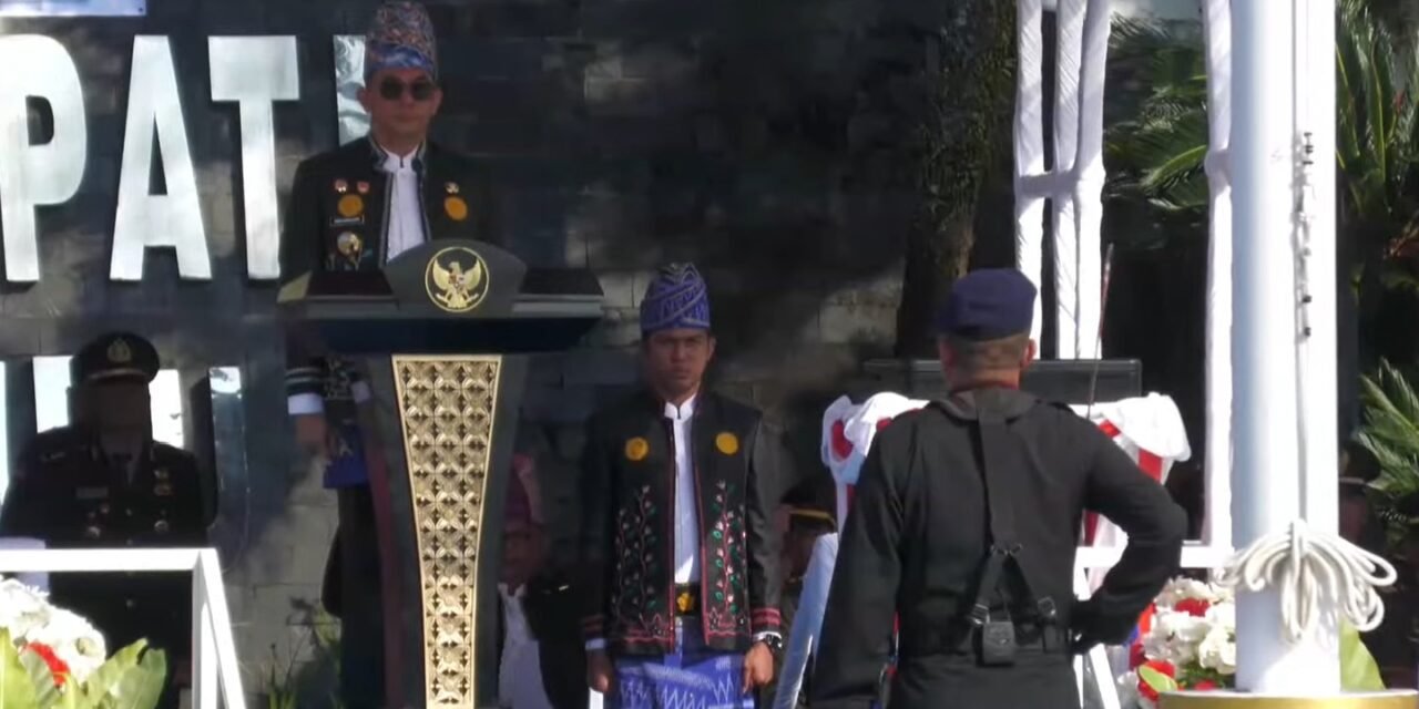 Pemkab Tanbu Gelar Upacara Peringatan Hari Lahir Pancasila 2026 di Kantor Bupati