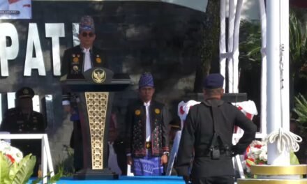 Pemkab Tanbu Gelar Upacara Peringatan Hari Lahir Pancasila 2026 di Kantor Bupati