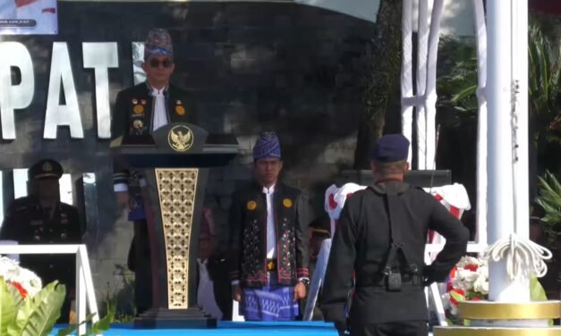 Pemkab Tanbu Gelar Upacara Peringatan Hari Lahir Pancasila 2026 di Kantor Bupati