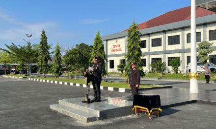 Polres Tanbu Gelar Upacara Peringatan Hari Lahir Pancasila 2026 di Lapangan Apel Polres Tanbu