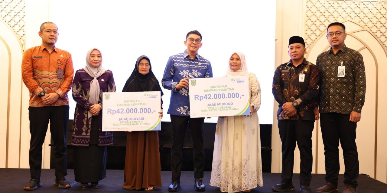 Bupati Tanbu Resmi Launching Aplikasi Si-Tegar BerAKSI