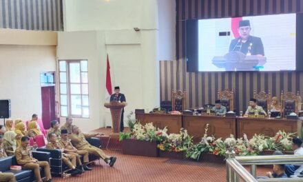 DPRD Tanbu Gelar Rapat Paripurna Penyampaian Raperda Perubahan Peraturan Daerah No.11 2018 Tentang BPD