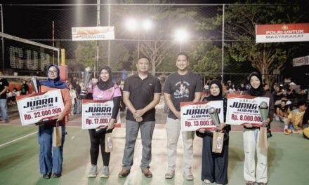 Turnamen Bola Voli Kapolres Tanbu Cup 2026 Diakhiri dengan Pertandingan Final yang Meriah