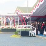 Pimpinan DPRD Tanbu Turut Hadiri Upacara Detik-detik Proklamasi HUT RI ke-81 di Halaman Kantor Bupati