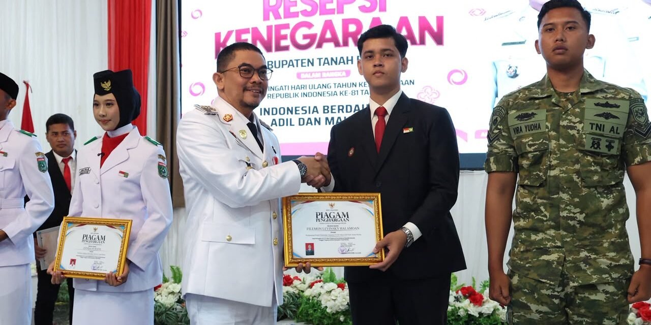 Komitmen Bupati Tanbu Meningkatkan Kualitas SDM melalui Pemberian Apresiasi Paskibraka 2026