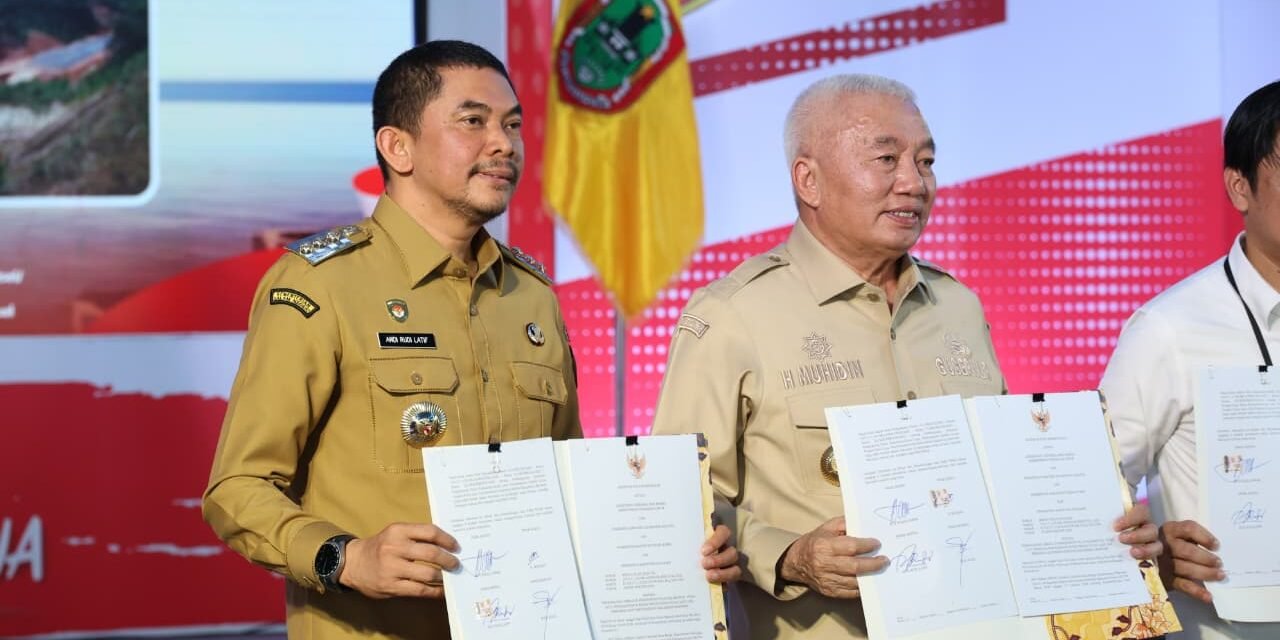 Gubernur Kalsel Berikan Apresiasi Kepada Bupati Tanbu atas Dukungan Pembangunan Fasilitas Publik