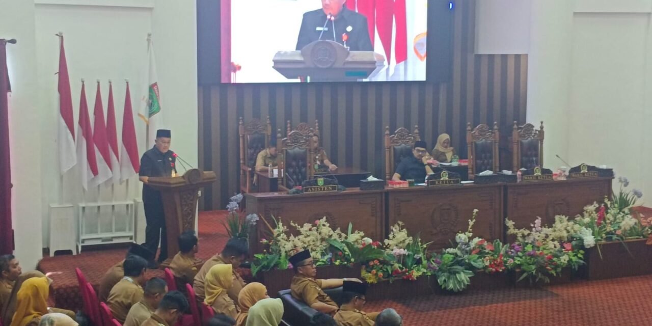 Pemkab Tanbu Sampaikan RAPBD Perubahan Anggaran 2026 di Rapat Paripurna DPRD Tanbu