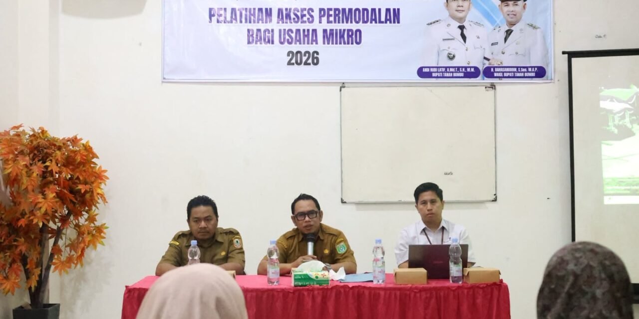 Pemkab Tanbu Gelar Pelatihan Akses Permodalan bagi Usaha Mikro 2026