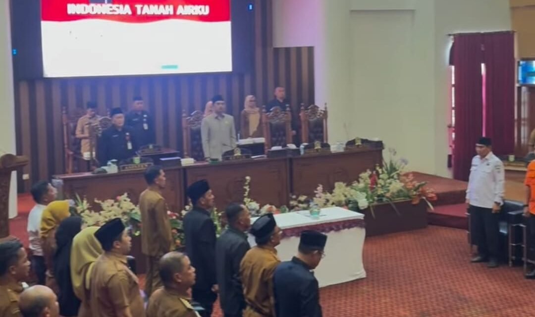 DPRD Tanbu Gelar Rapat Paripurna Pengambilan Keputusan 3 Raperda