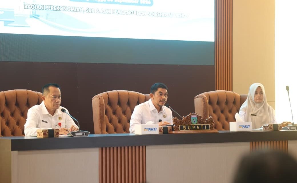 Bupati Tanbu Pimpin Rakoor Pengaturan dan Pengawasan Ketersediaan BBM Bersubsidi