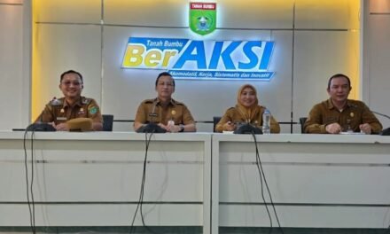 Bupati Tanbu Melalui Sekda Yulian Herawati Launching Dasboard Aksi SIMPATI