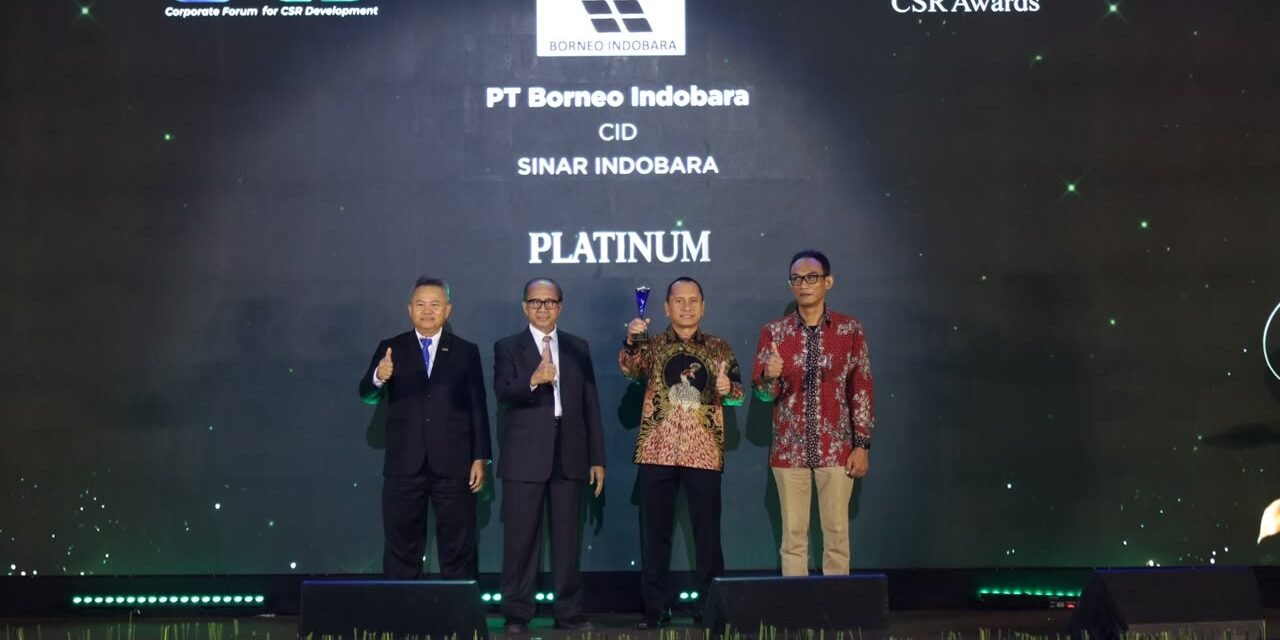 PT Borneo Indobara Raih Platinum dan Gold di ICA–ISDA 2026, Perkuat Ekonomi Masyarakat Lingkar Tambang
