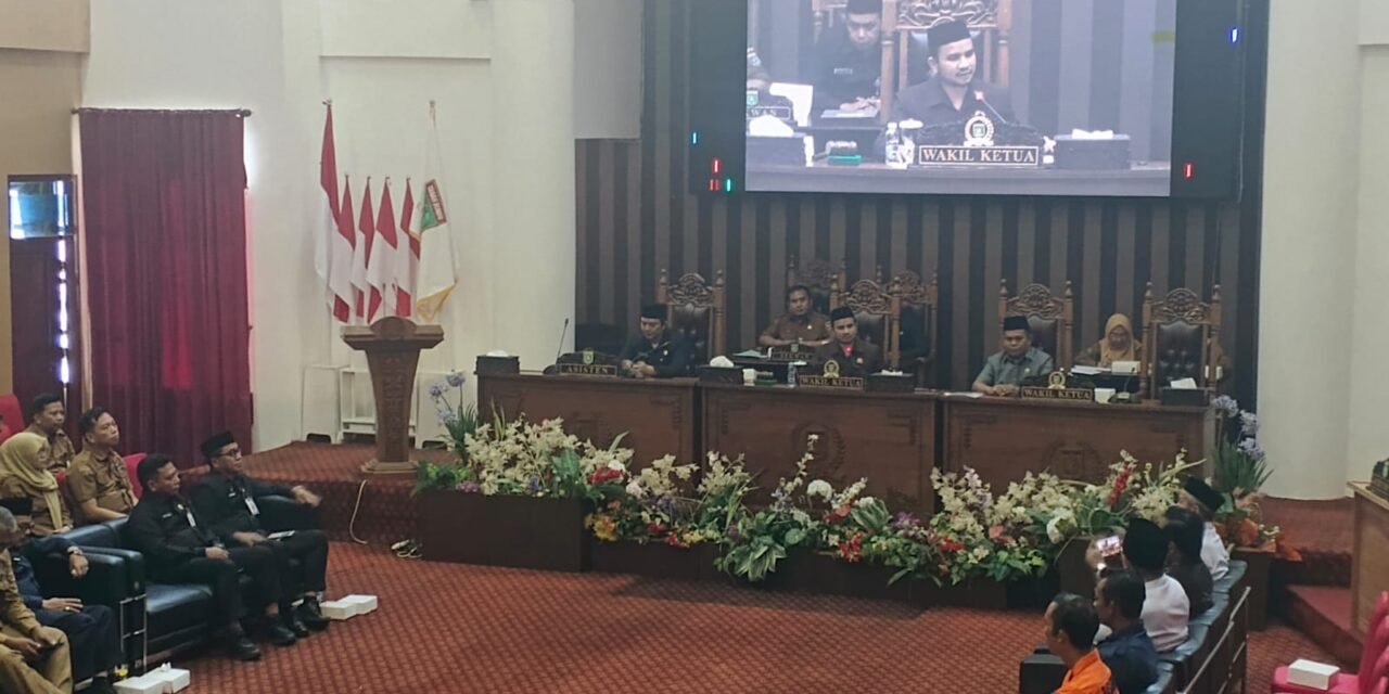 DPRD Gelar Rapat Paripurna Persetujuan Perubahan Propemperda 2026