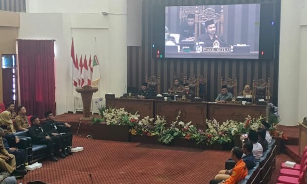 DPRD Gelar Rapat Paripurna Persetujuan Perubahan Propemperda 2026