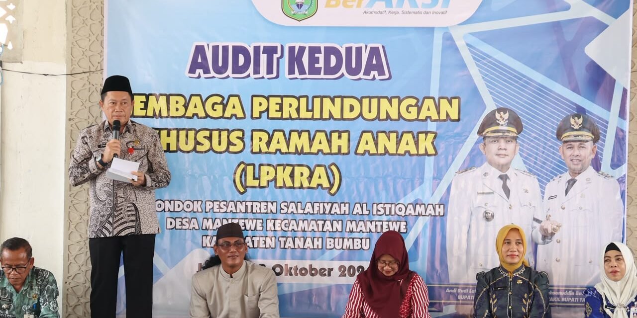 Pemkab Tanbu Tegaskan Komitmen Hadirkan Lingkungan Aman, Inklusif dan Ramah Melalui Audit Kedua LPKRA