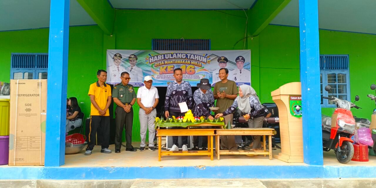 Peringatan HUT ke-16 Desa Mantawakan Mulia Momentum Perkuat Kebersamaan